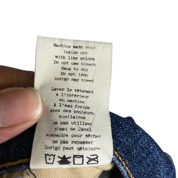 Rag & Bone Women's Dre Mid Rise Skinny Denim Jeans in Watts - Picture 7 of 11